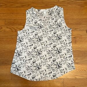 White and black sleeveless top White House Black Market, small